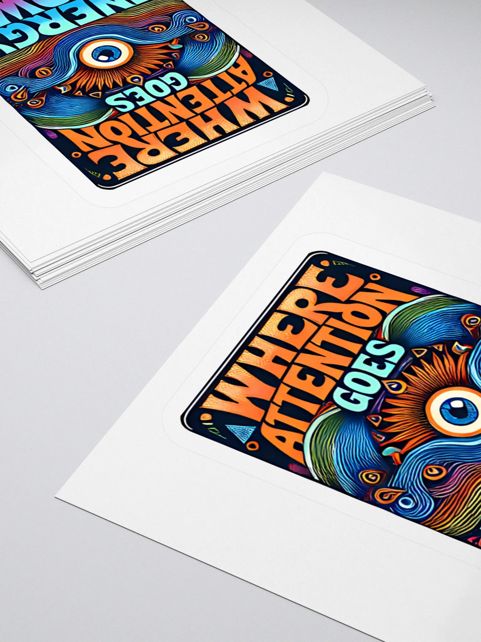 Energy Flows Kiss Cut Sticker product image (15)