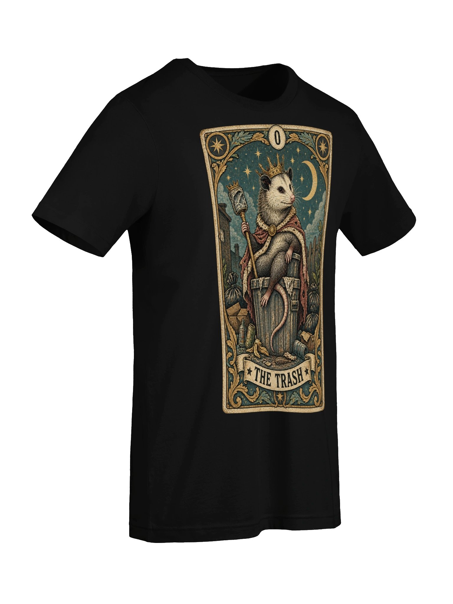 The Trash — Possum King Tarot Card Graphic Tee product image (49)