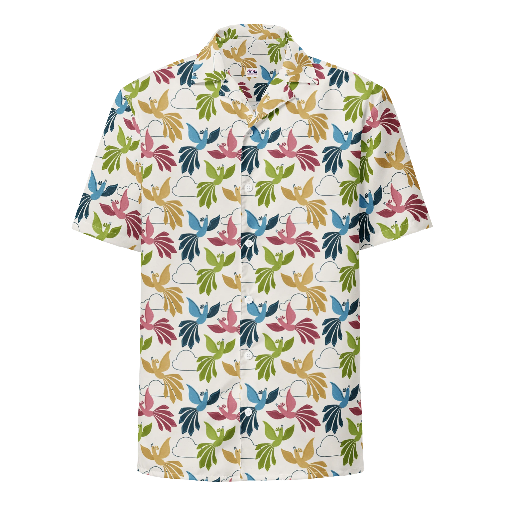 Mid-Century Modern Firebirds Hawaiian Shirt product image (1)