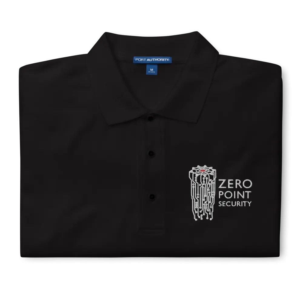 Zero-Point Polo Shirt (Black) product image (8)