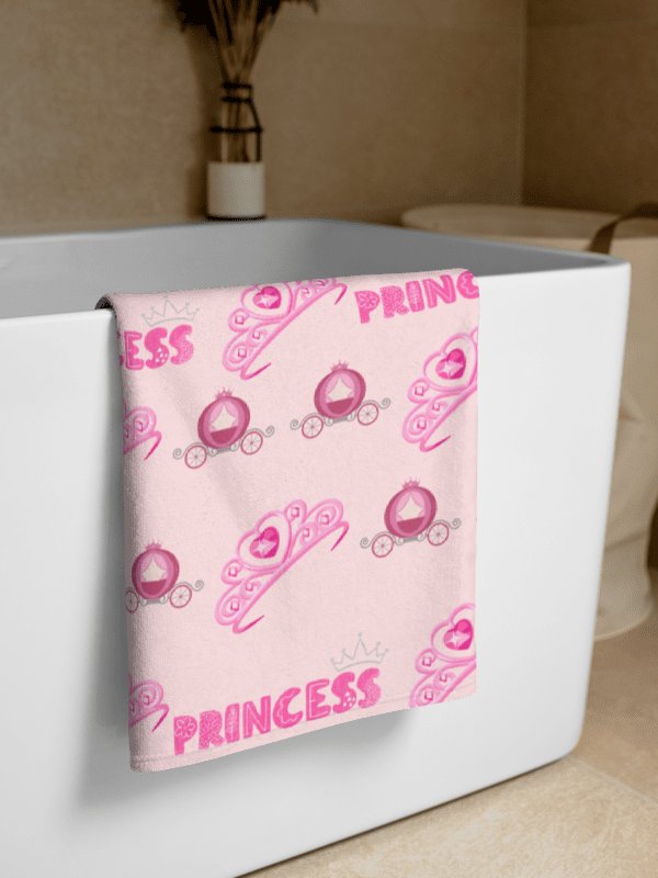 Pink Princess Sublimated Towel product image (1)