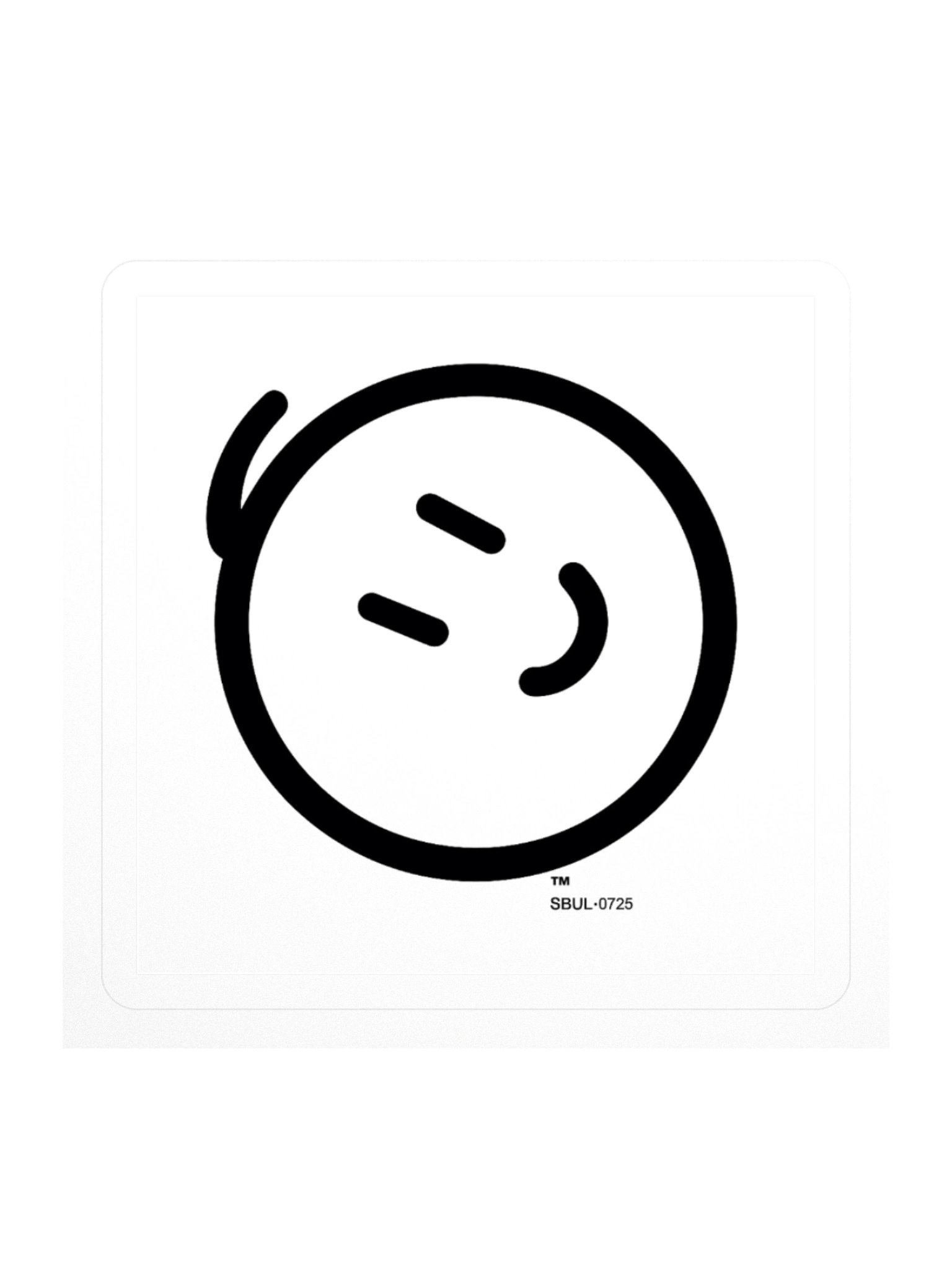 Sideways Guy Headshot Stickers product image (1)