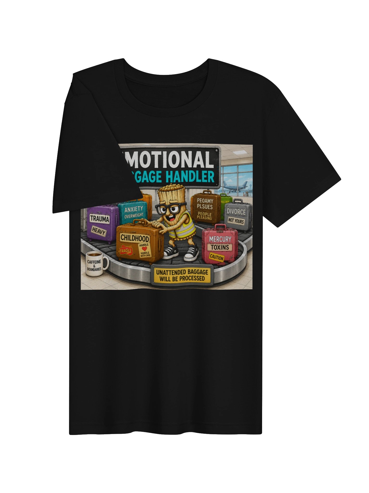 Smudgy the Sage: Emotional Baggage Handler T-Shirt product image (3)