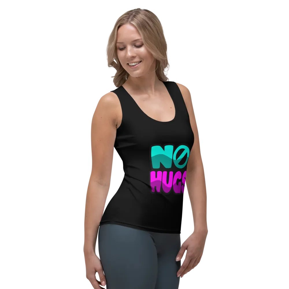 NO HUGS WOMEN'S FITTED TANK TOP product image (4)