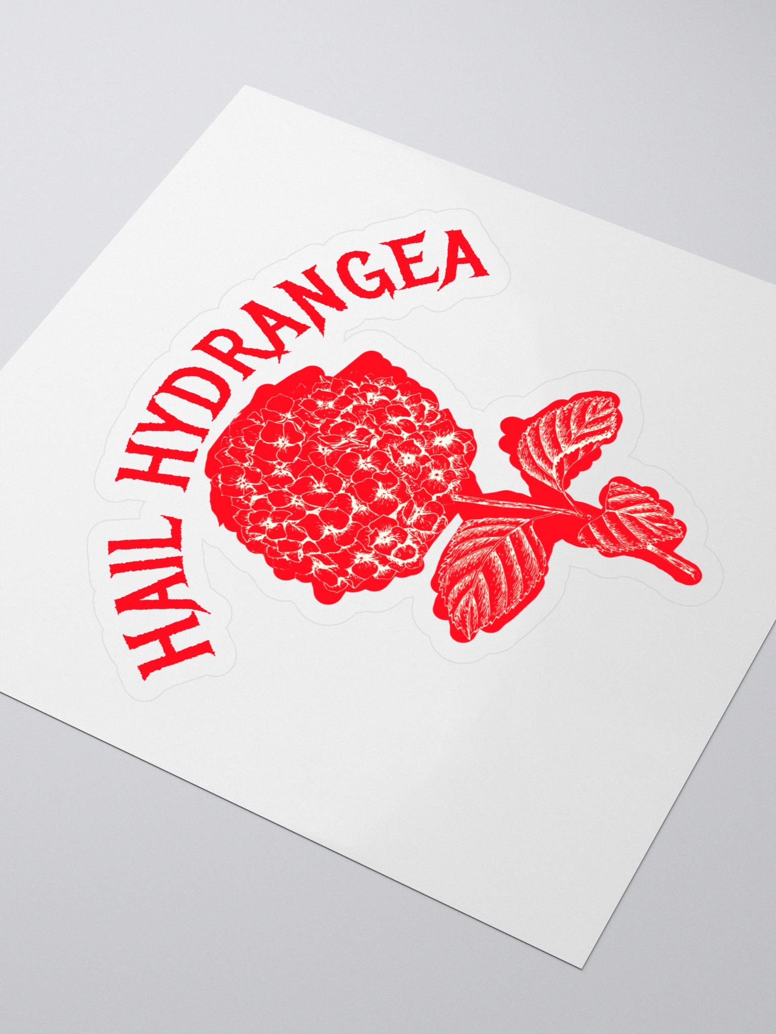 Hail Hydrangea V2 sticker product image (3)