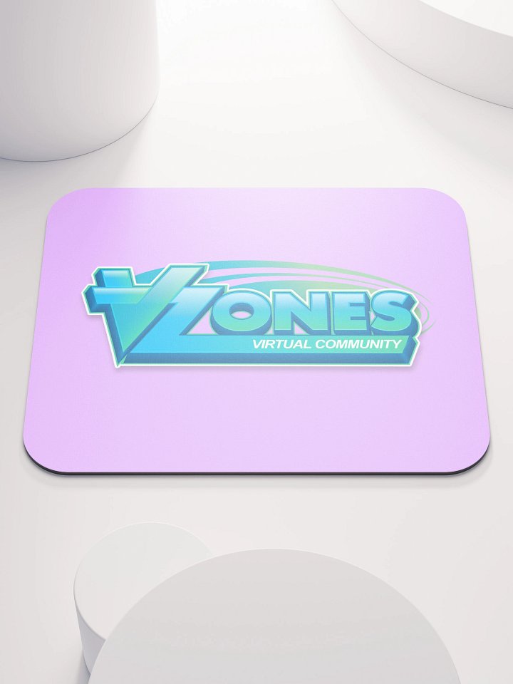 VZones Logo Mouse Mat - Pink product image (1)
