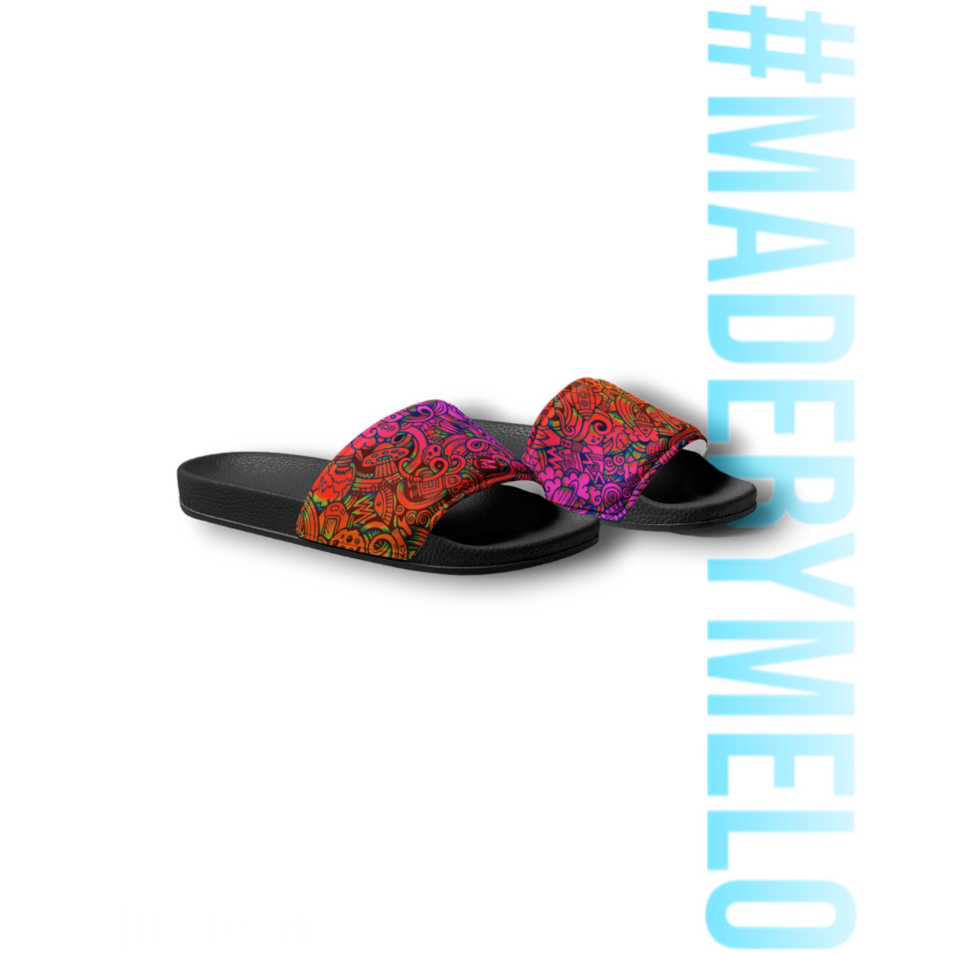 Rainbow Space Scribble - Men's Slides | #MADEBYMELO product image (7)