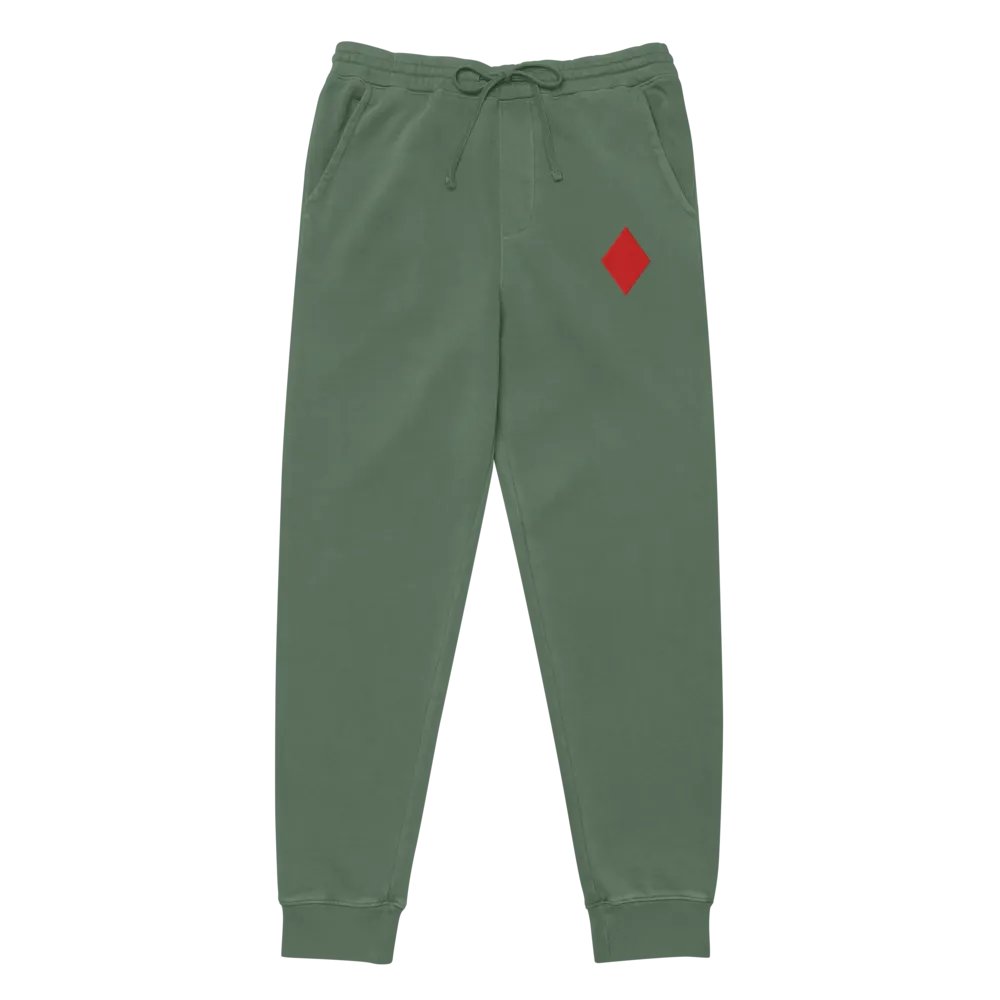 Suited Up Sweatsuit Joggers: Diamonds (Red) product image (9)