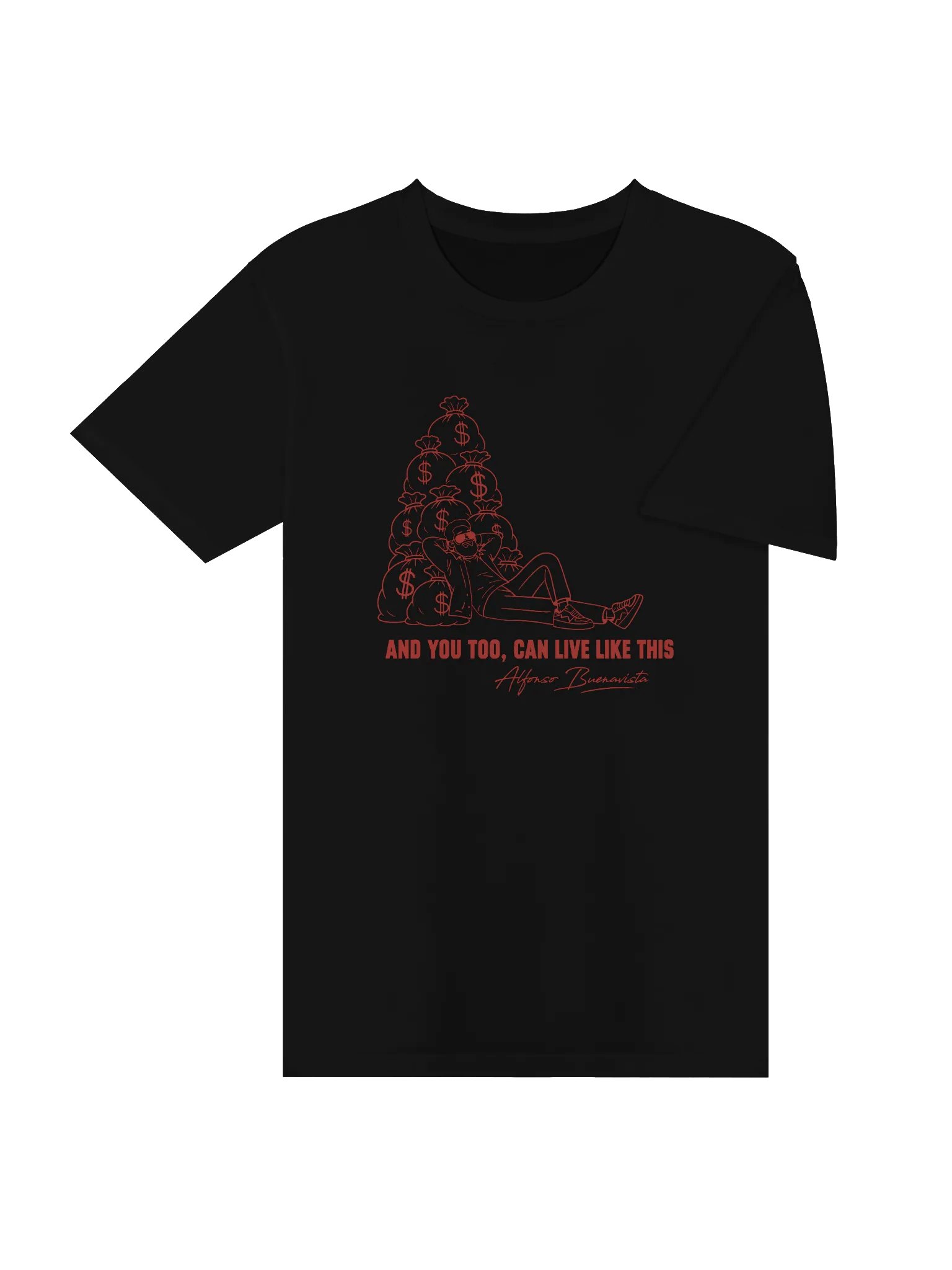 Alfonso Buenavista Tee — Black product image (3)