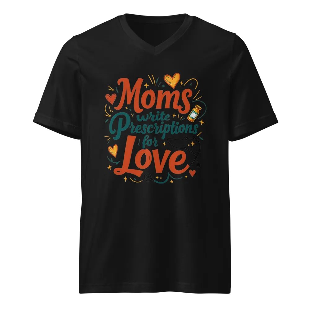 Moms Write Prescription for Love V-Neck Tee product image (1)