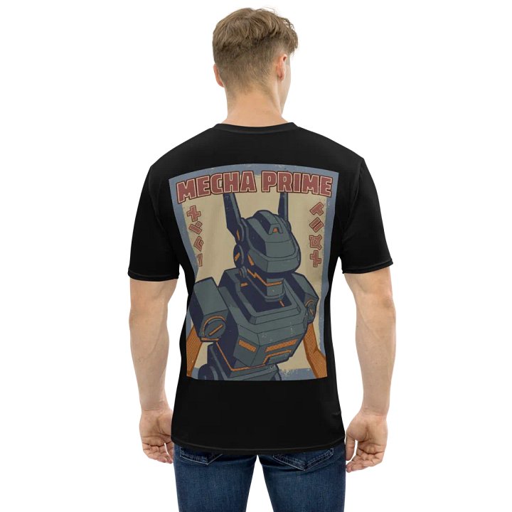 Mecha Prime Poster T-Shirt - Black product image (1)