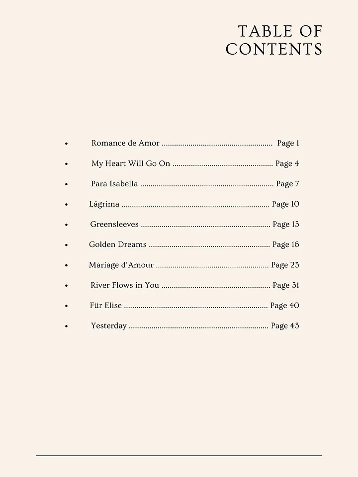 10 Easy Romantic Songs For Guitar product image (2)