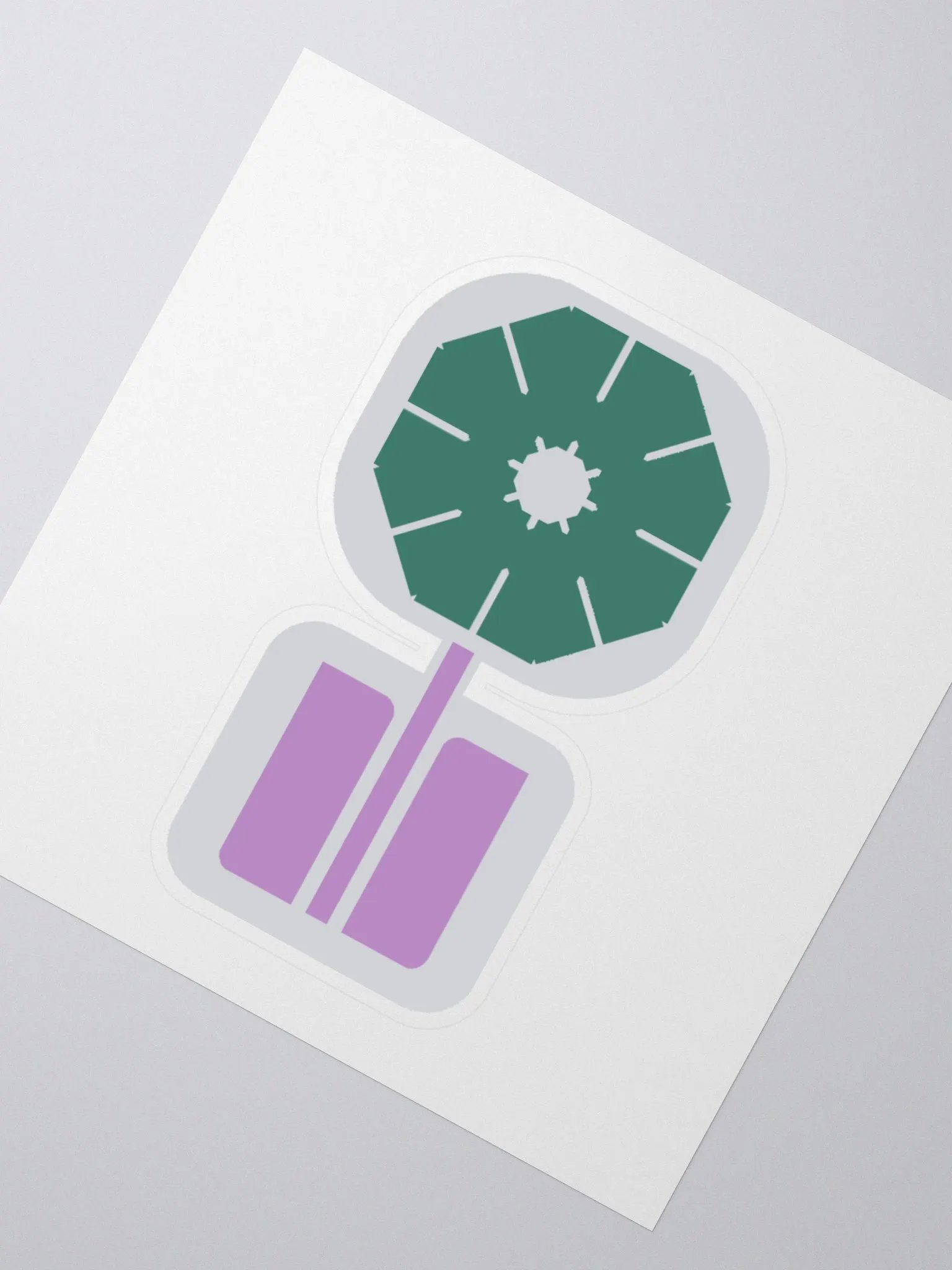 geometric flower sticker product image (2)