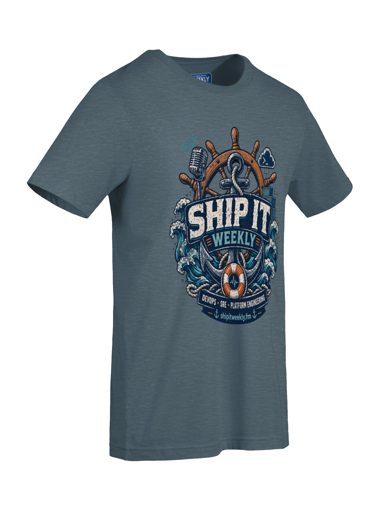 Harbor Ops | Ship It Weekly DevOps Tee product image (7)