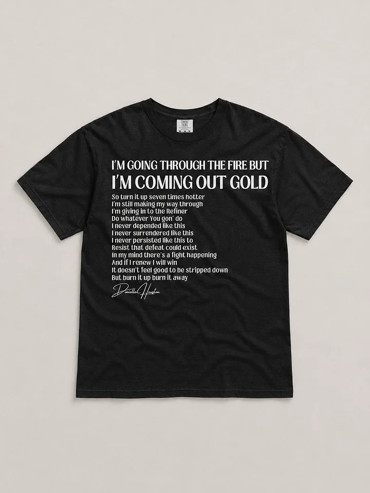 "Gold" Lyric Tee – “I’m Coming Out Gold” product image (1)