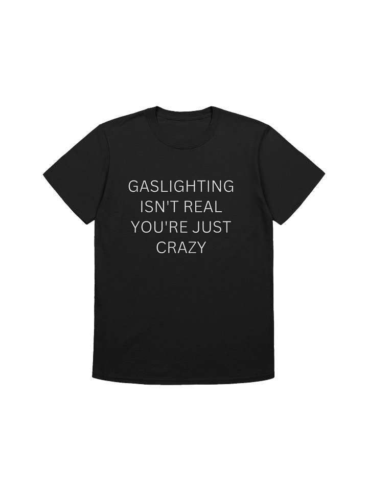 Gaslighting Isn’t Real You’re Just Crazy Shirt – Caleb Williams Inspired Viral Graphic Tee product image (1)