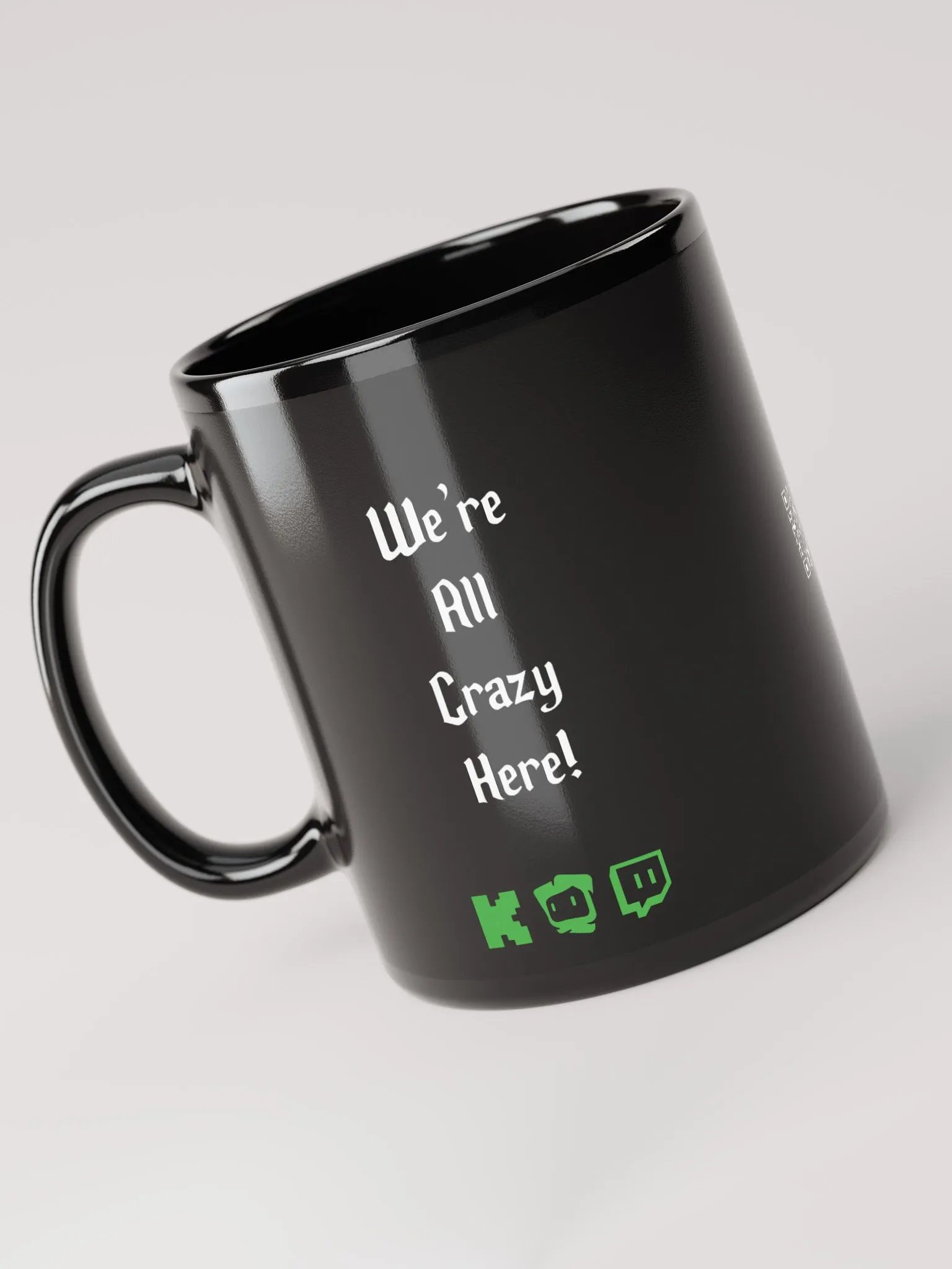 Minimalist Logo Mug Dark product image (5)