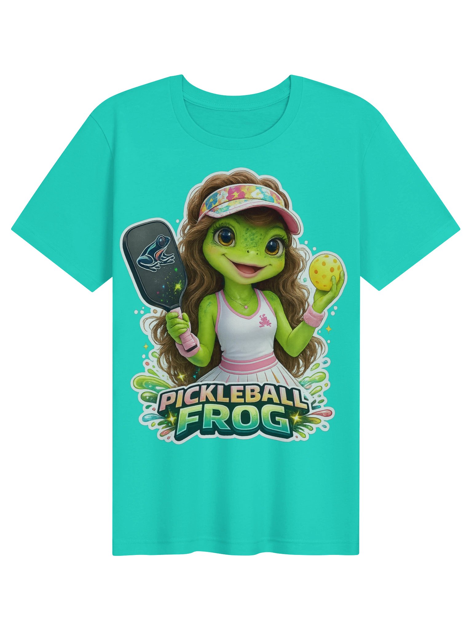 Pickleball Frog Washed Tee product image (1)