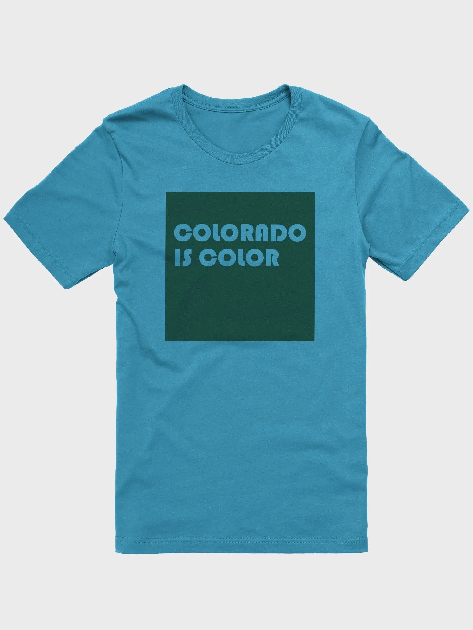 Dark Green on Aqua product image (1)