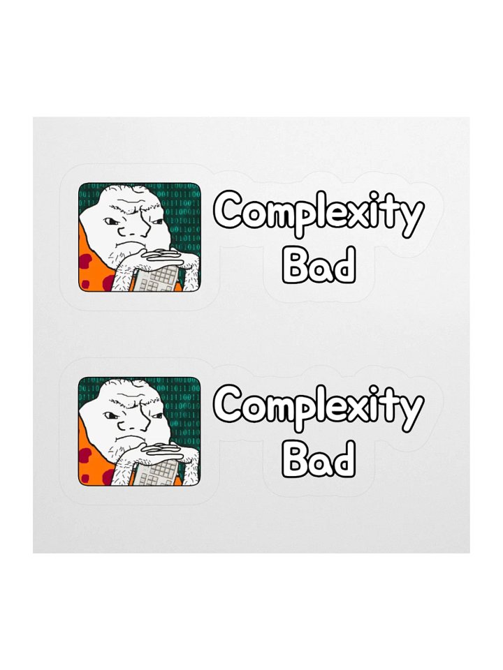 grug complexity bad sticker product image (1)