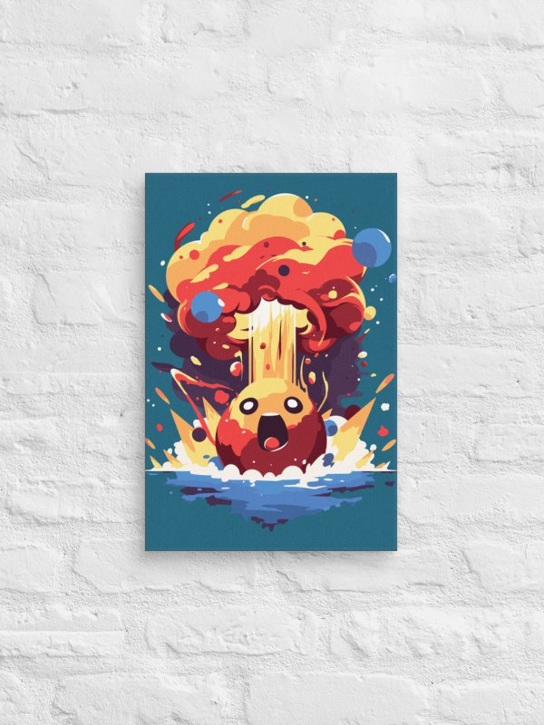 "Nukey" – 12″ x 18″ Canvas Print product image (1)