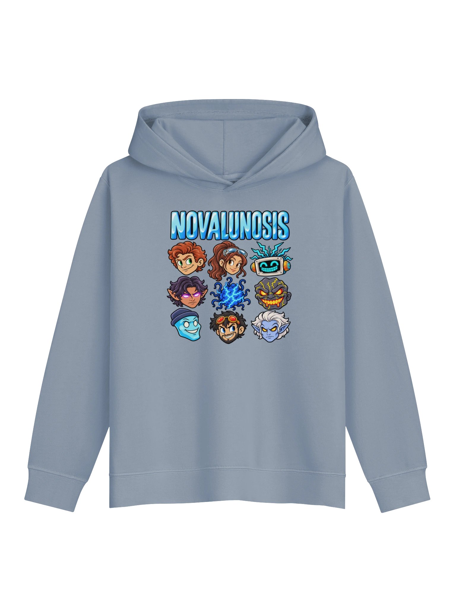 YOUTH Novalunosis "Cartoon" Characters Kids Hoodie product image (1)