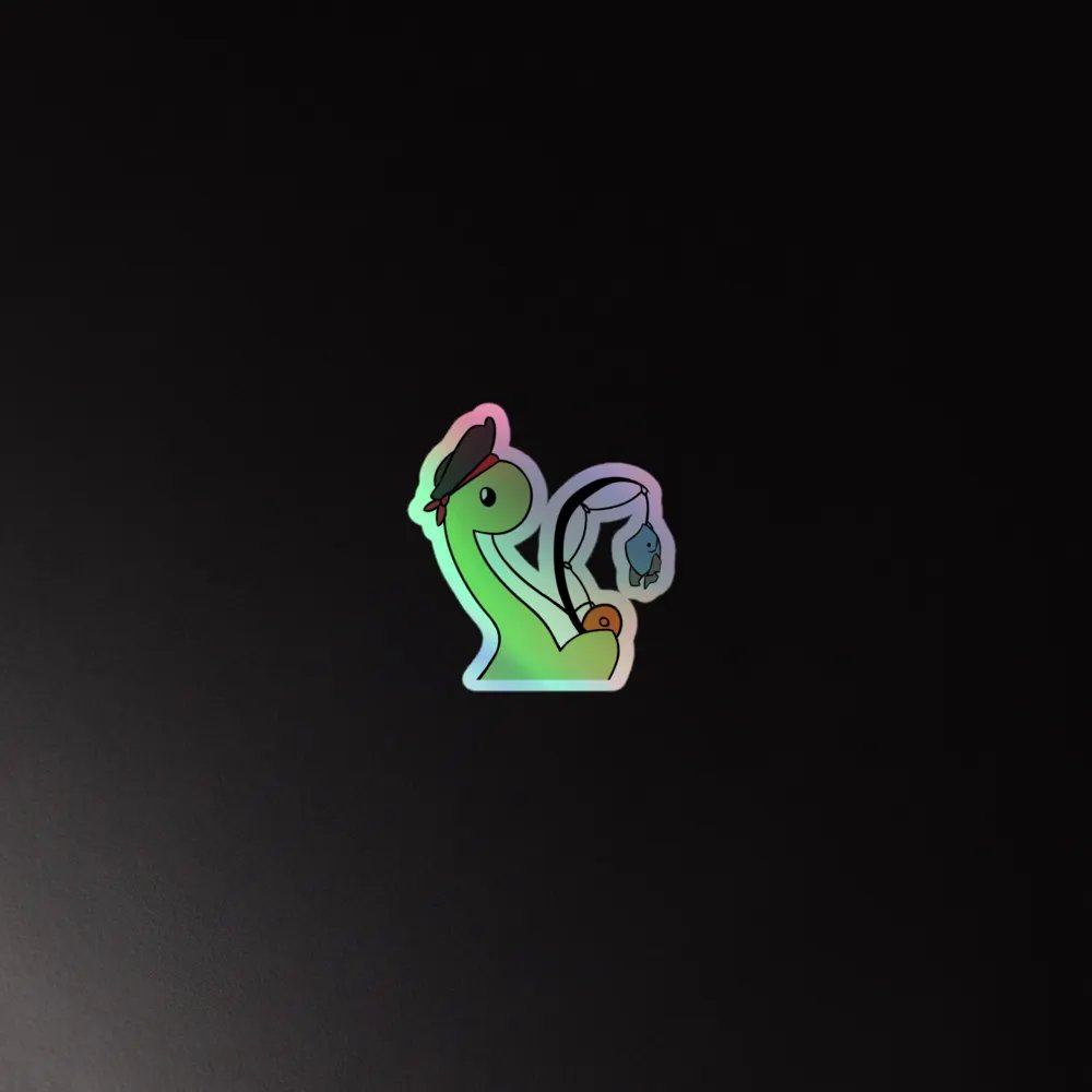 Fishing Nessy Sticker product image (2)