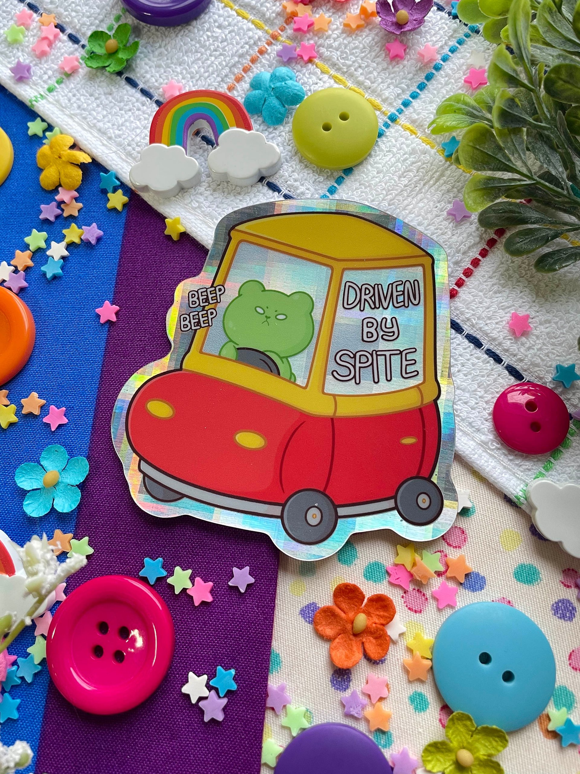 Lucy "Driven by Spite" Sticker product image (1)