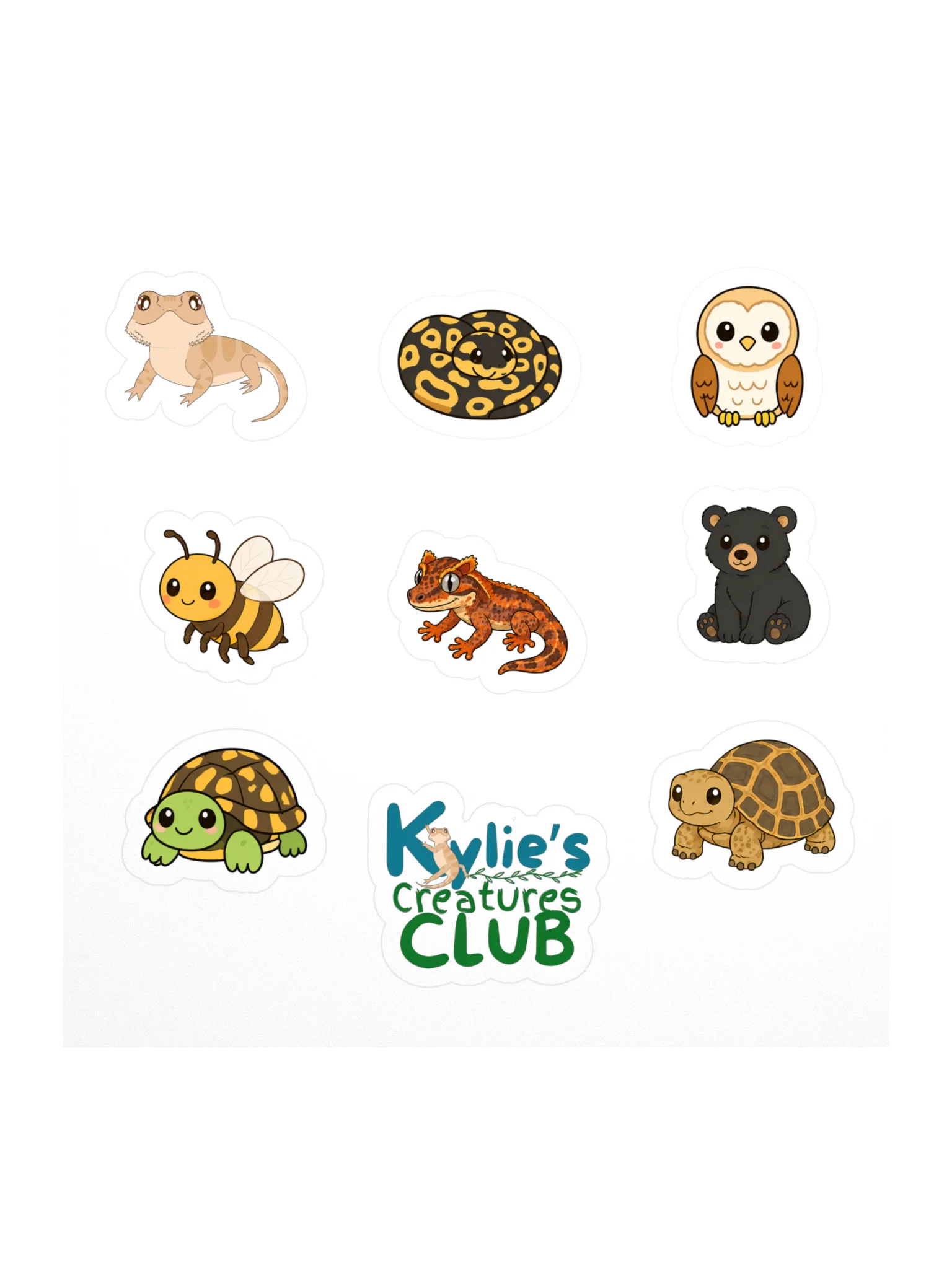 Kylie's Creatures Sticker Sheet — Series 2 product image (1)