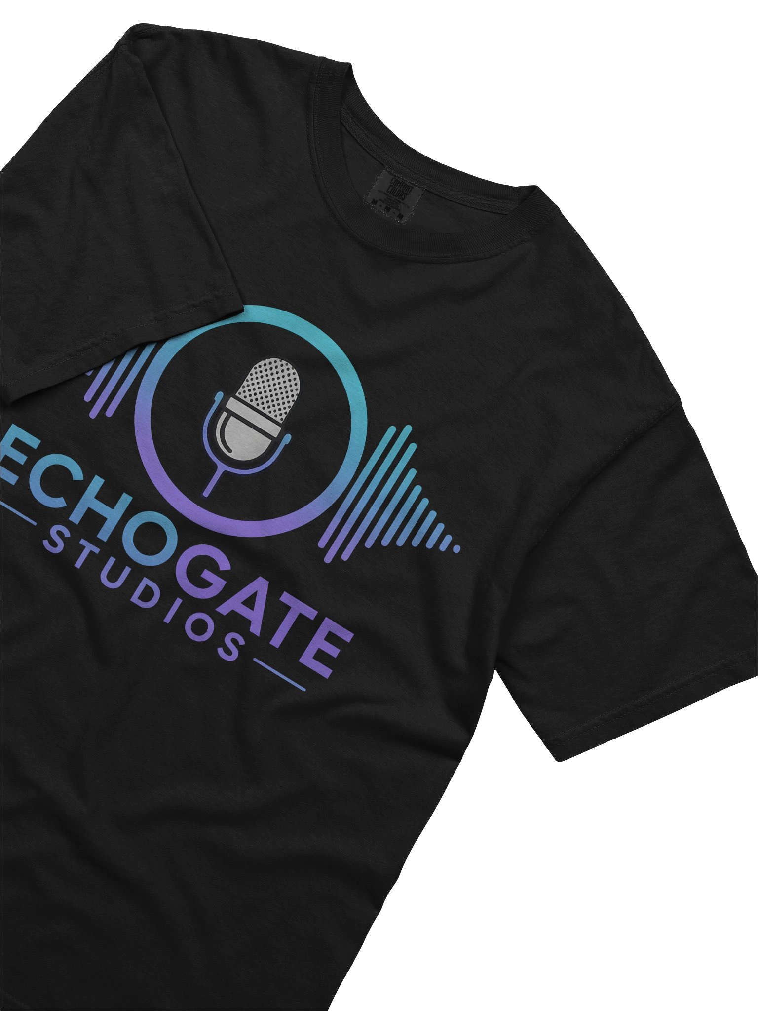 EchoGate Studios Black Classic Logo Tee product image (5)