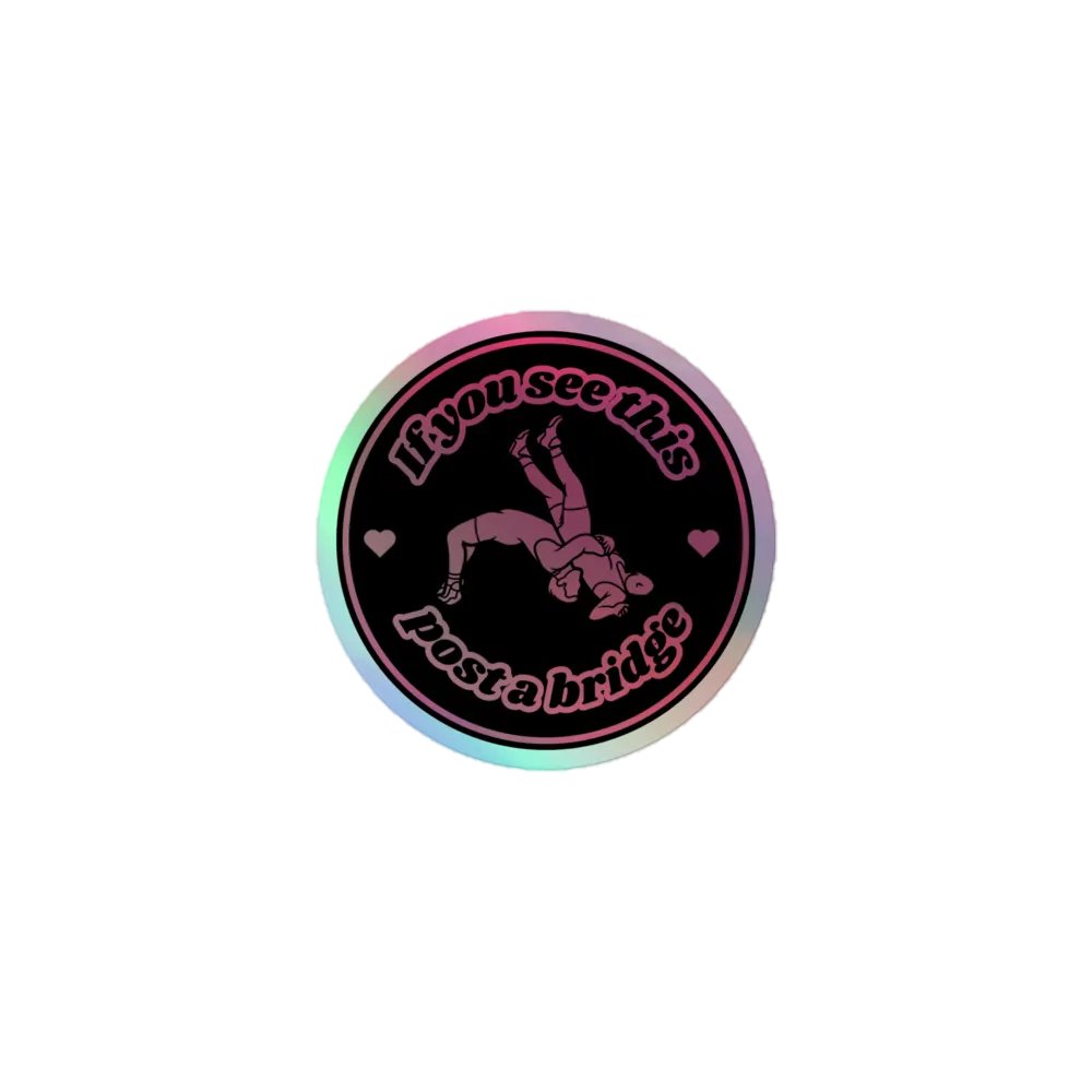 Post a Bridge Holo Sticker product image (1)