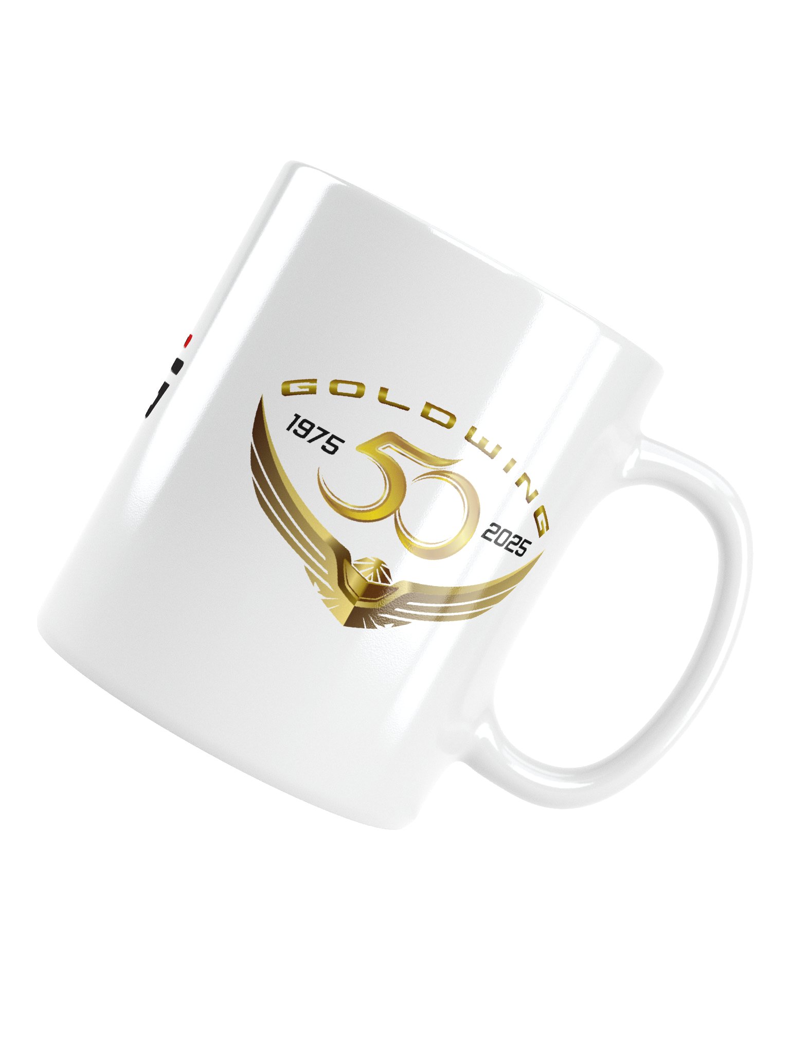 White 50th Anniversary Goldwing Coffee Mug product image (9)