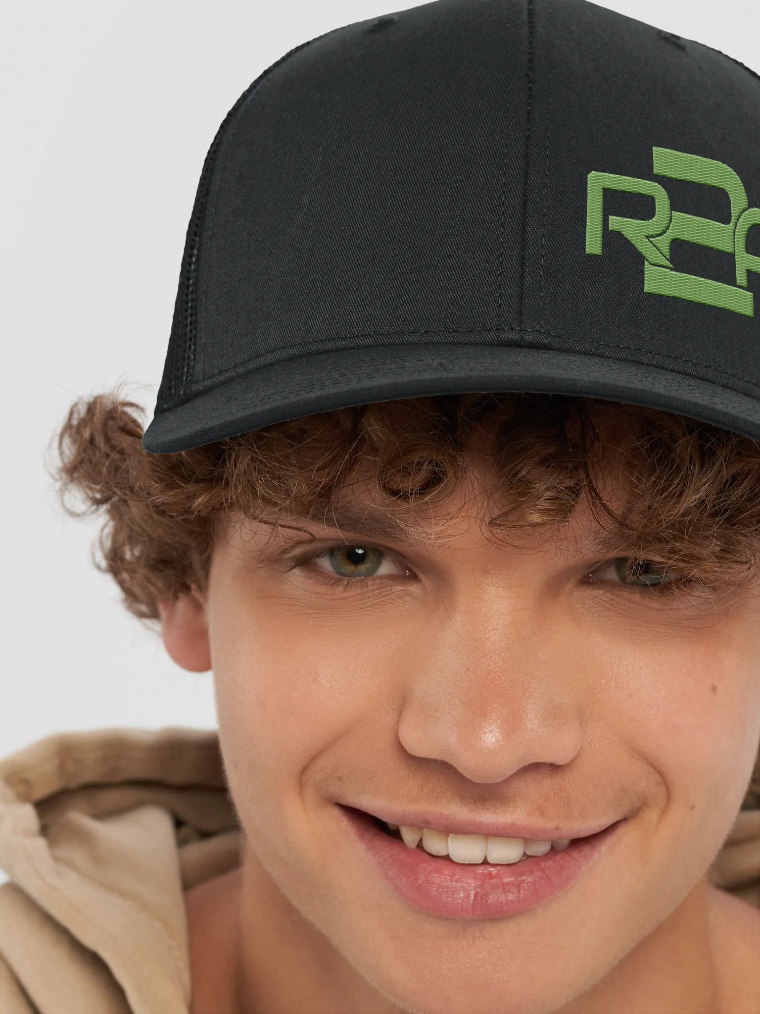 R2A Green Stitching Trucker Hat product image (8)