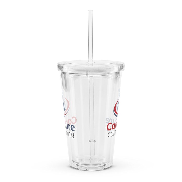 CareCure Plastic Cup with Straw product image (1)