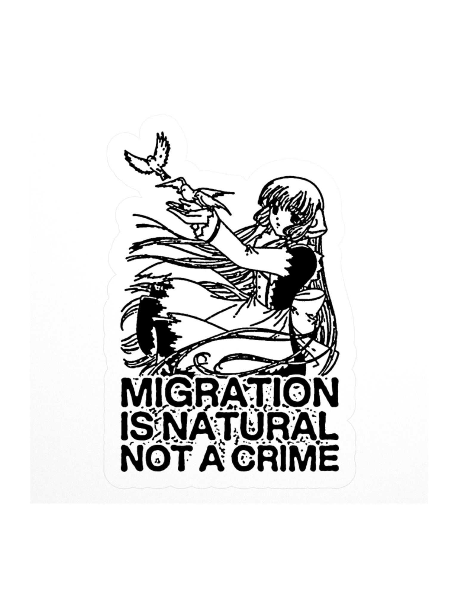 MIGRATION IS NATURAL - Stickers product image (1)