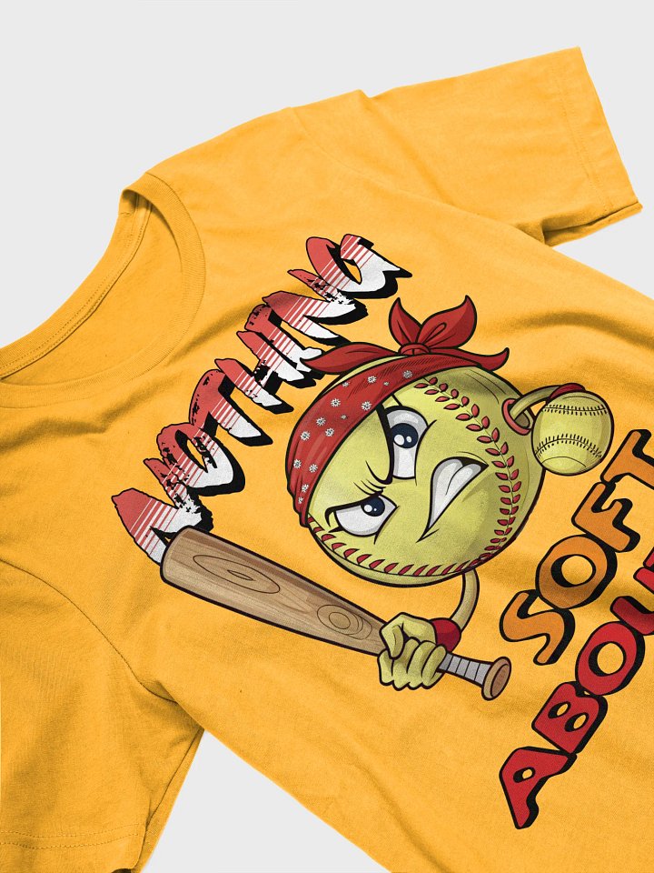 Nothing Soft About It Softball Fierce Rebel T-Shirt product image (2)