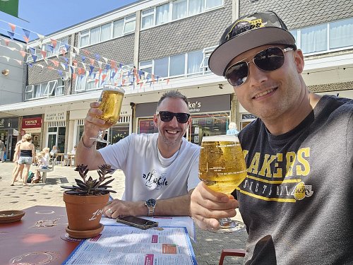 Reunited with my jackin brother BUFS - been way too long!!! Lets light up plymouth tonight like never before!!! - love this g...