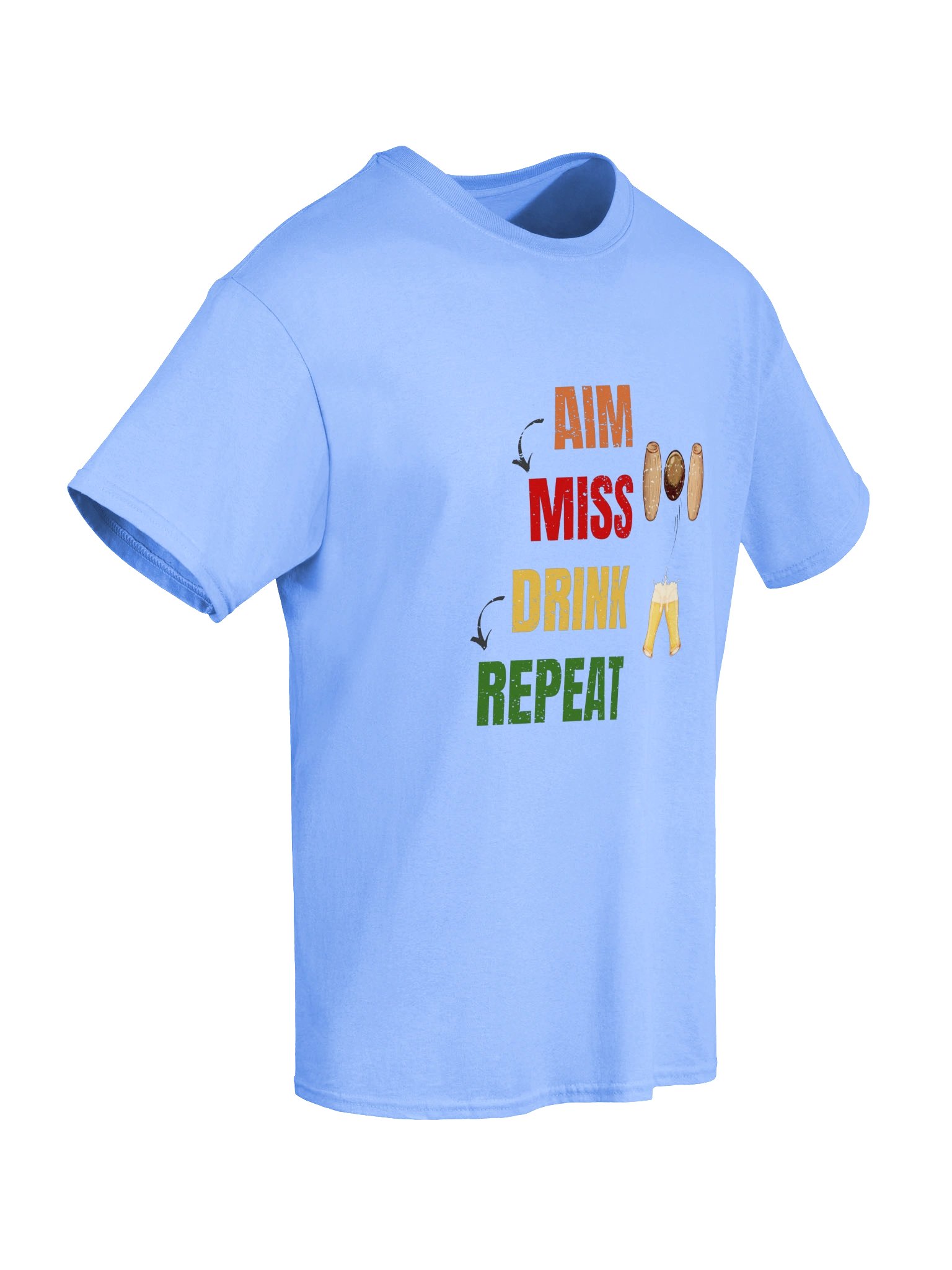 Aim > Miss > Drink > Repeat Tee product image (96)