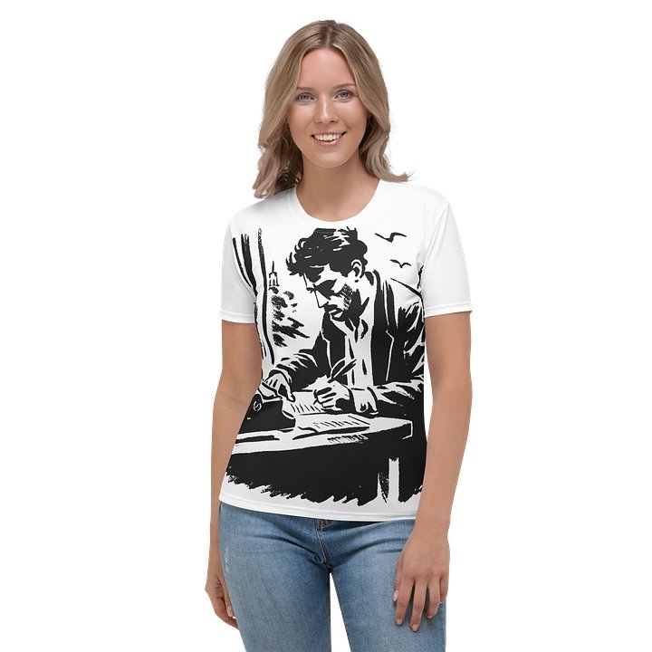 Moody Desk Scene Women's Crew Neck Tee product image (1)