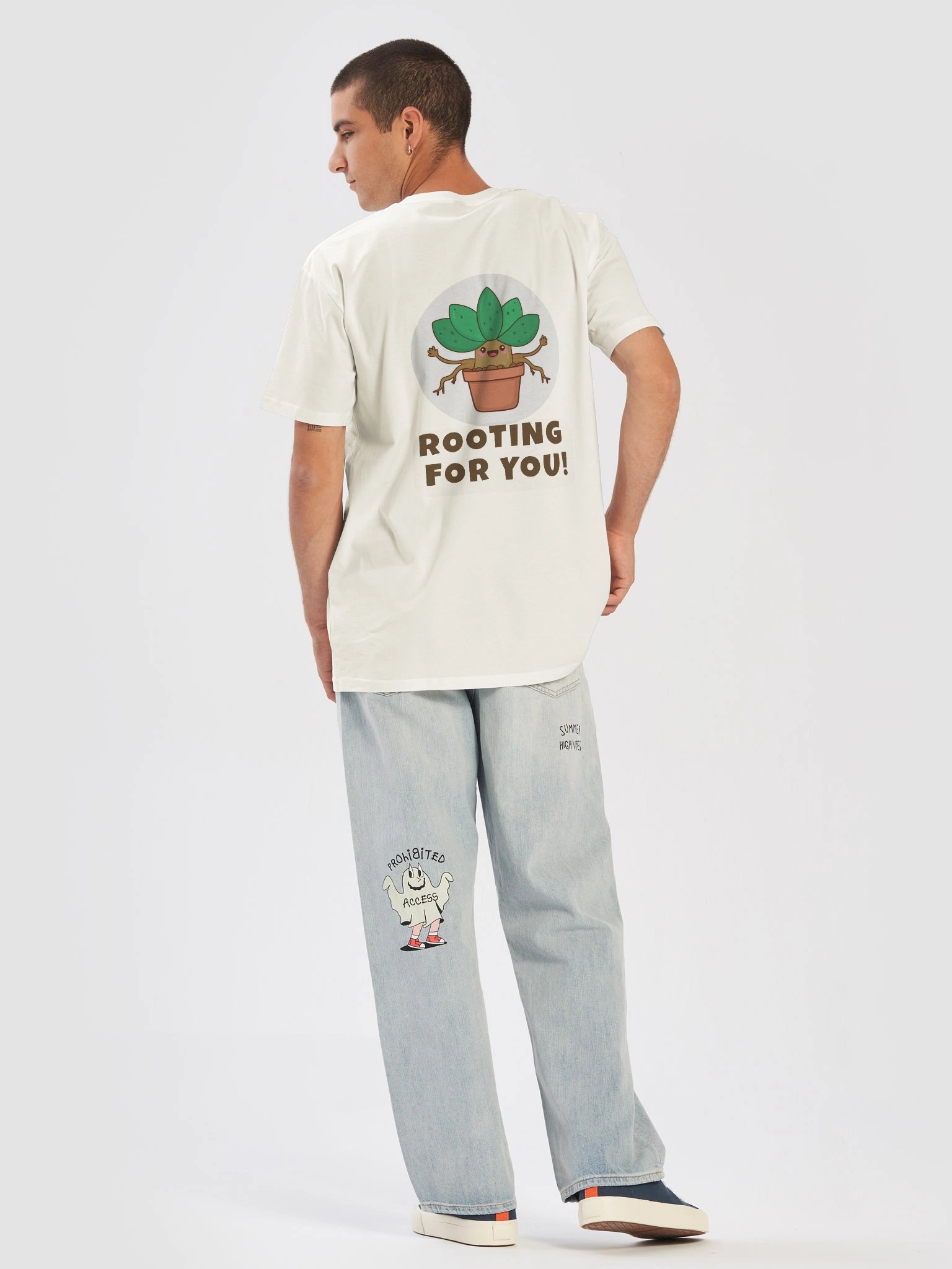 Cheerful Succulent Plant T-Shirt product image (12)