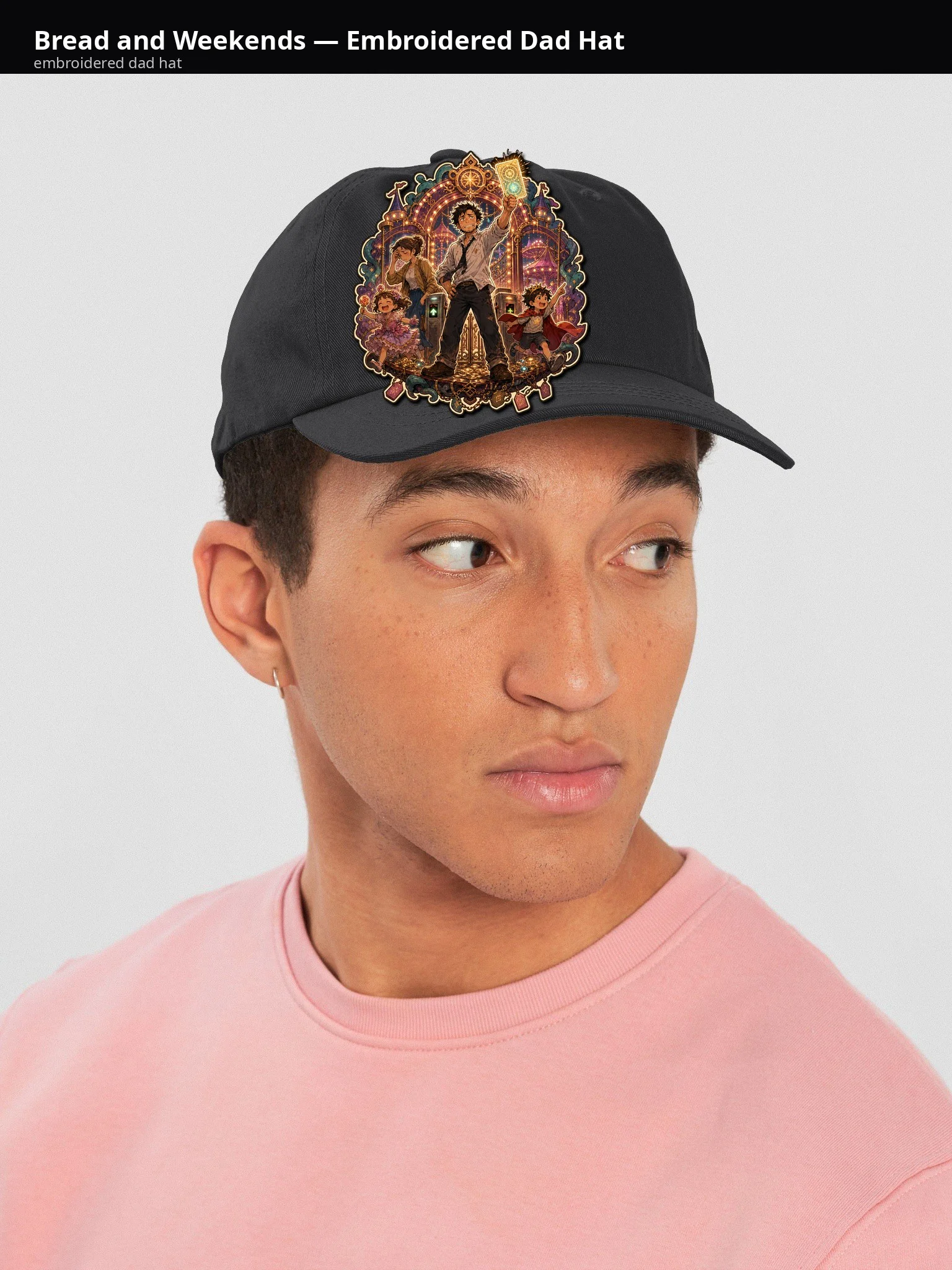 Bread and Weekends — Embroidered Dad Hat - 8Z70_A