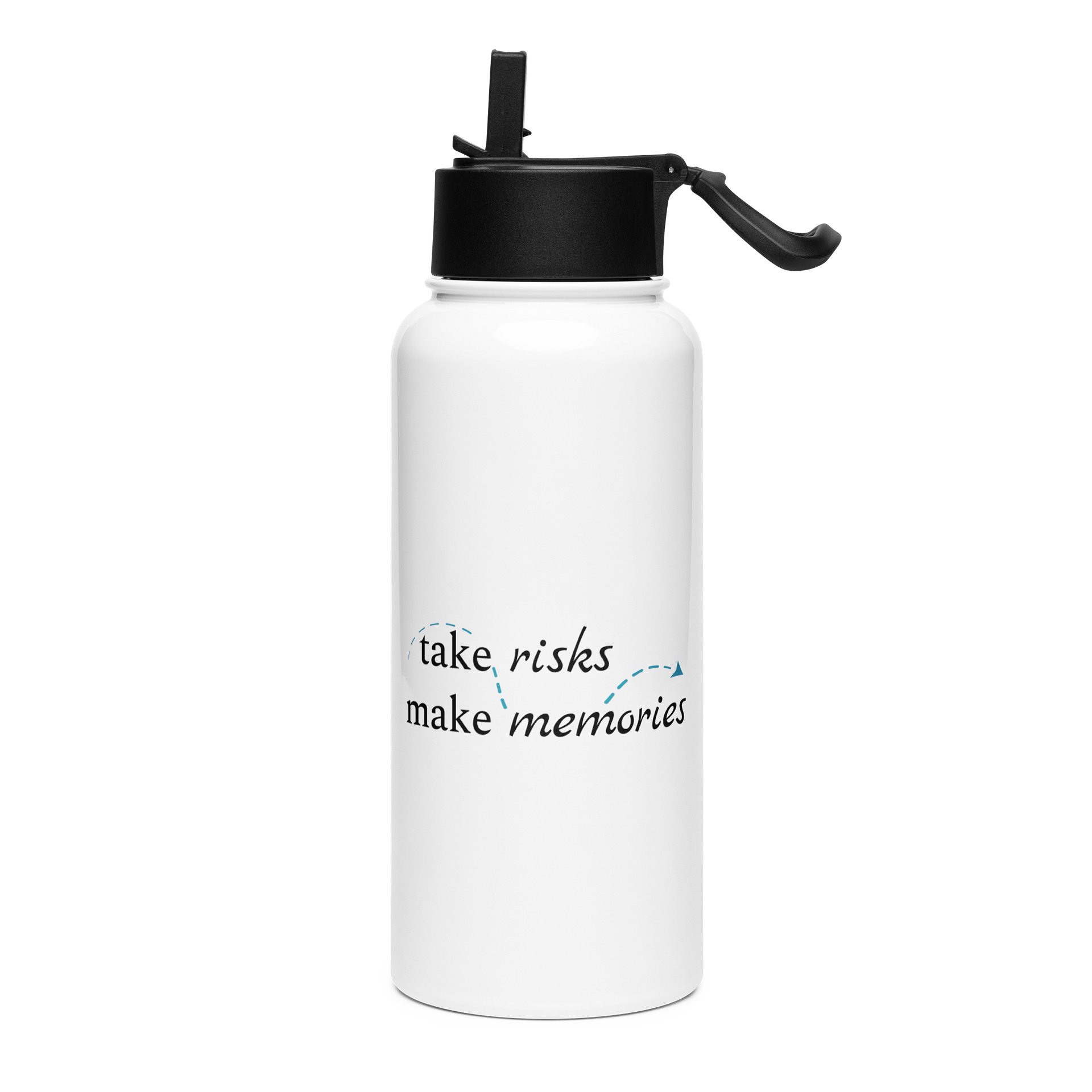 Leave Comfort, Find Adventure, Take Risks, Make Memories - Water Bottle product image (3)