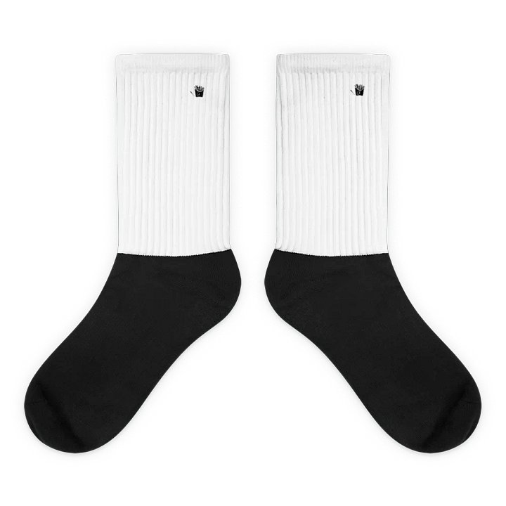 Fryenation Logo Black Footed Socks product image (1)