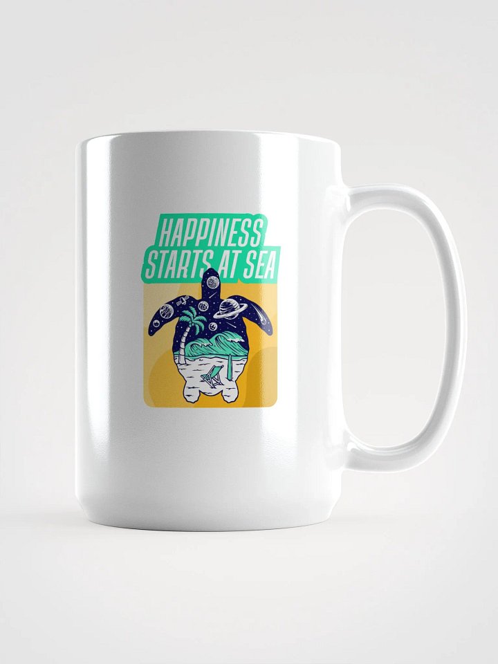 Sea Turtle Serenity Mug | Happiness starts at sea product image (1)