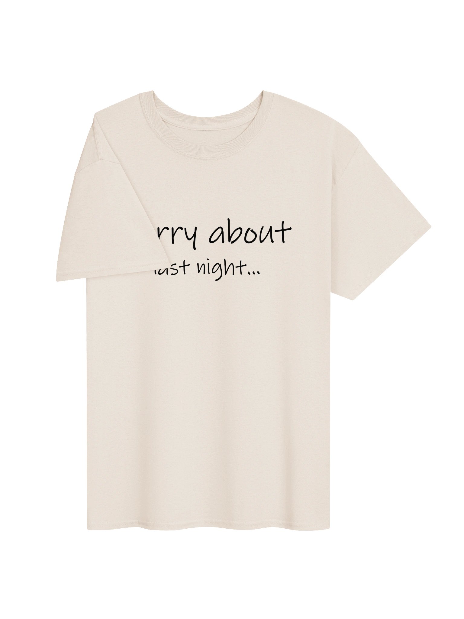 Sorry About Last Night Heavyweight Tee Lt. product image (53)