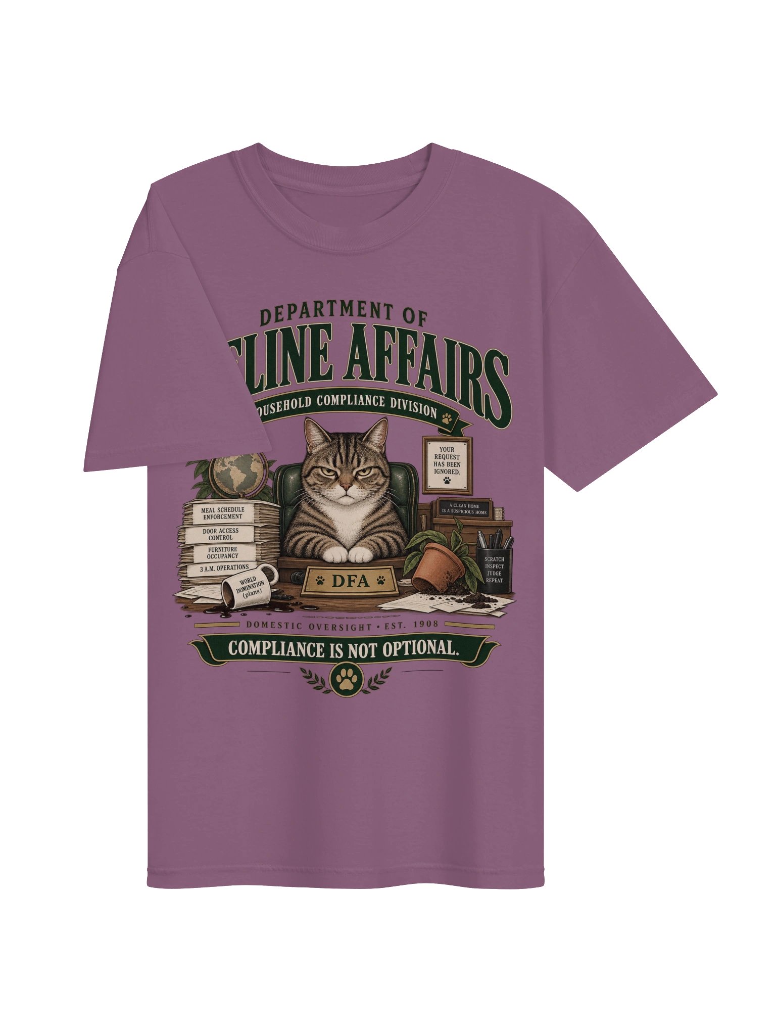 Department of Feline Affairs Heavyweight Tee product image (18)