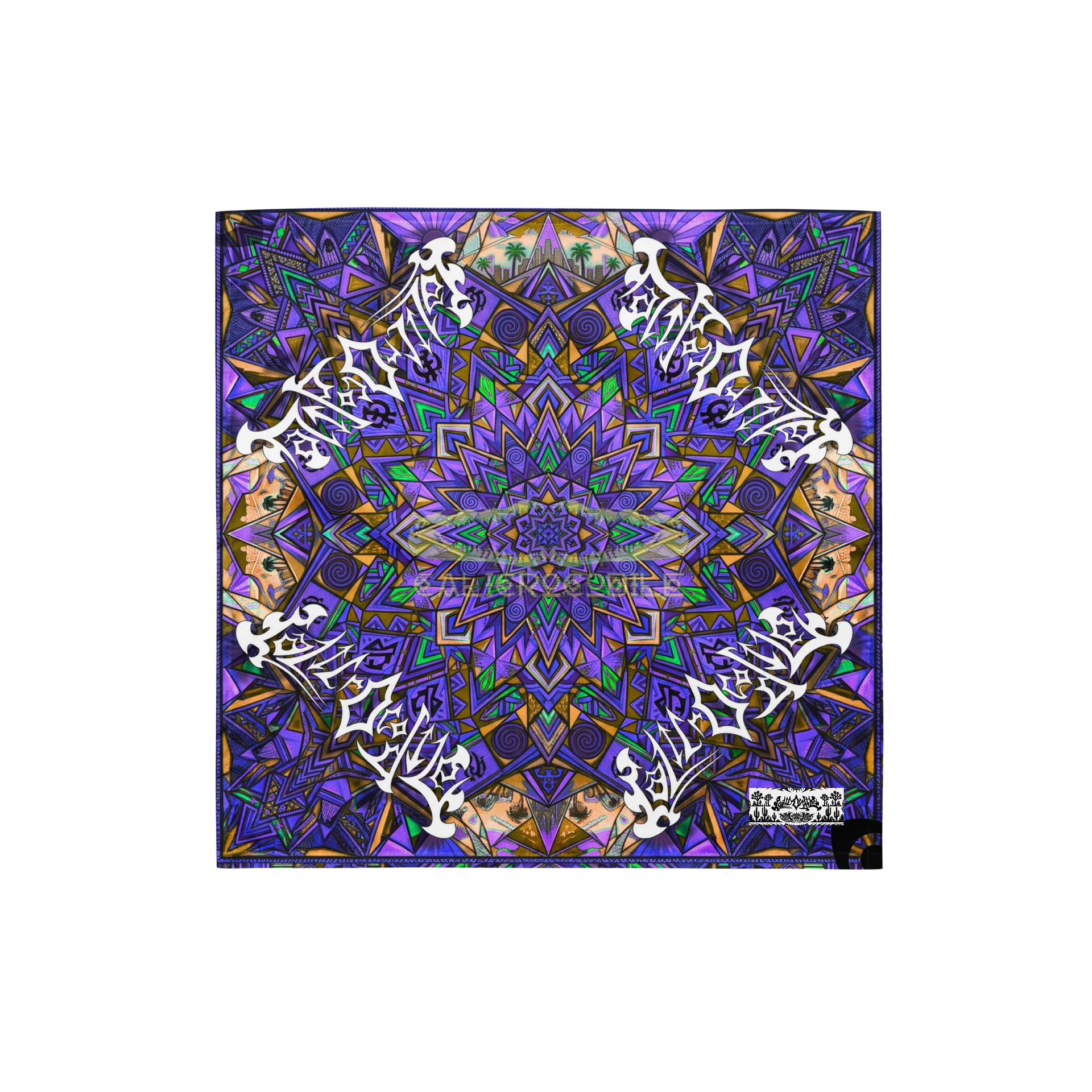 Power Protector Mandala CaliCrocodile Bandana product image (1)