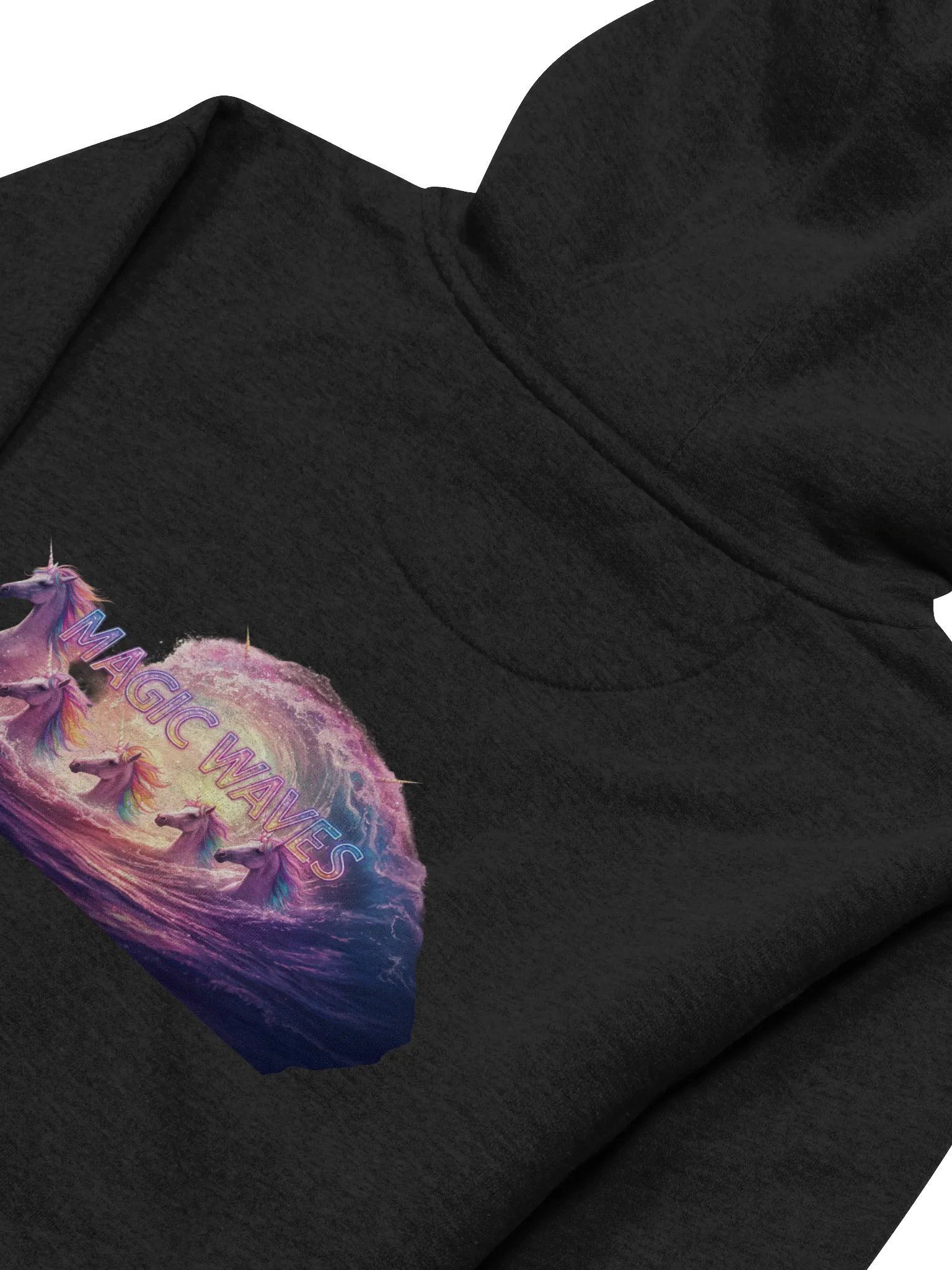 Vibrant Unicorn Hues Fantasy Hoodie product image (4)