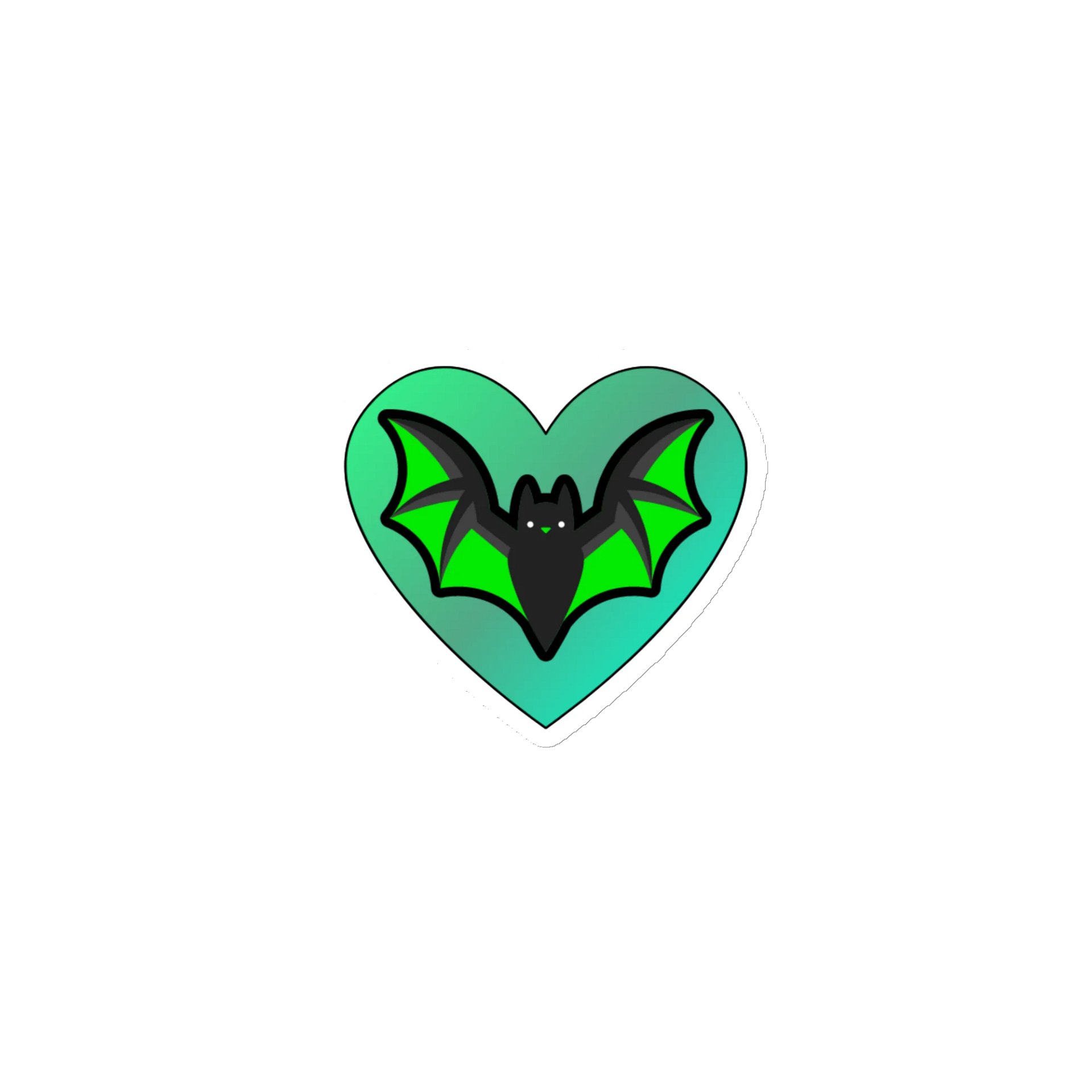 Bat Heart Magnet product image (1)