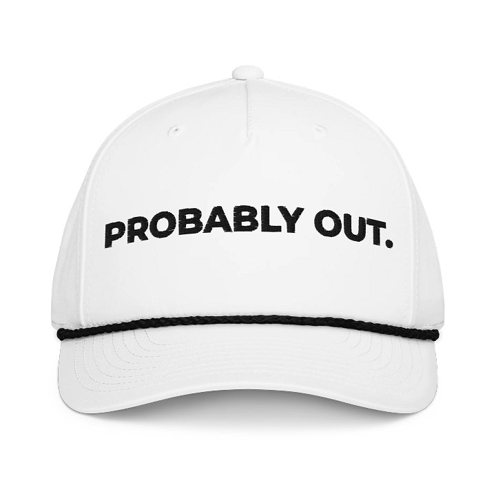 PROBABLY OUT. – White Rope Cap product image (1)